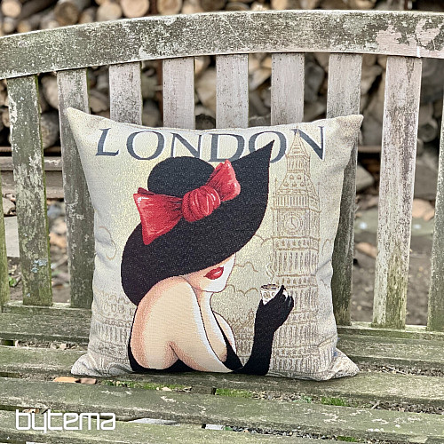 Prevleka za blazino iz gobelina LADY LONDON