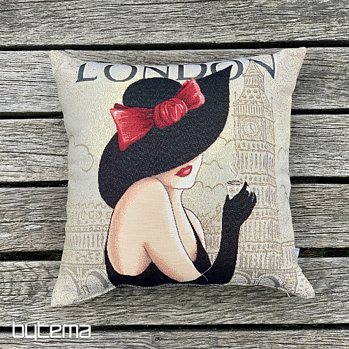 Prevleka za blazino iz gobelina LADY LONDON