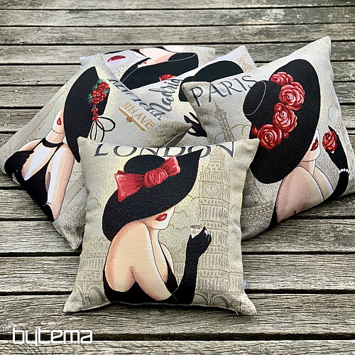 Prevleka za blazino iz gobelina LADY LONDON