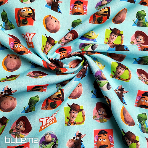Bombažna tkanina TOY STAR PATCH
