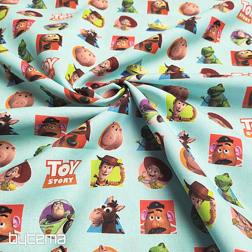 Bombažna tkanina TOY STAR PATCH