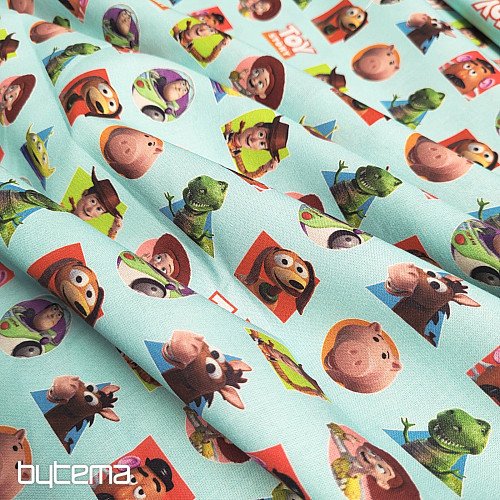 Bombažna tkanina TOY STAR PATCH