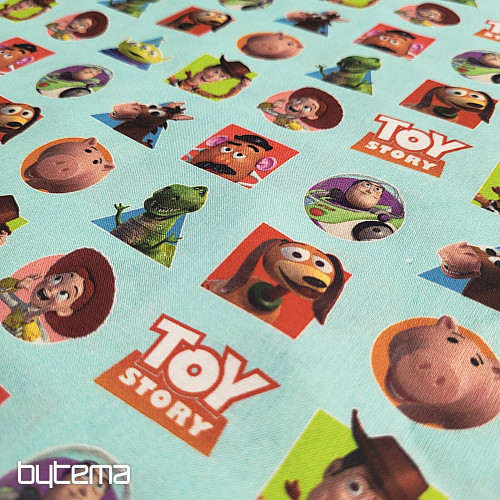 Bombažna tkanina TOY STAR PATCH