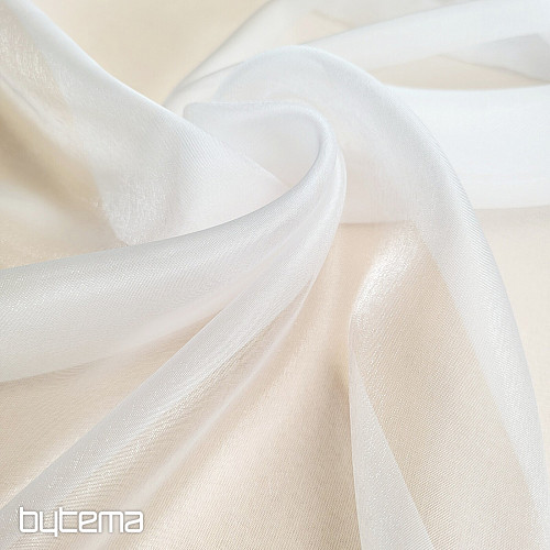Voile zavesa GERSTER 896/300/0001 bela-sijajna