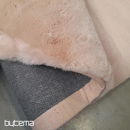 Luksuzna kosna preproga RABBIT NEW roza