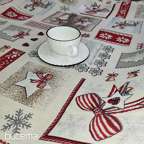 Tapiserija prt in šal COUNTRY CHRISTMAS