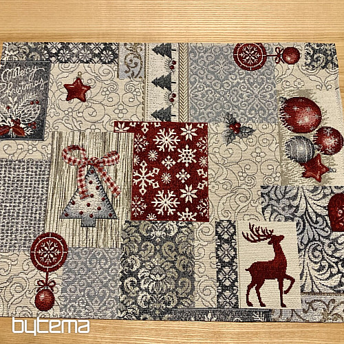 Tapiserijski prt in šal MODERN CHRISTMAS