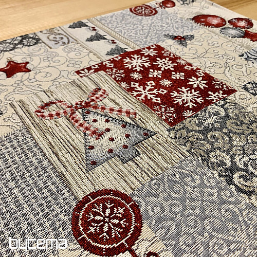 Tapiserijski prt in šal MODERN CHRISTMAS