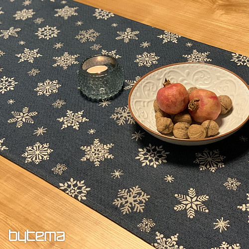 Goblen prt, šal Blue flake