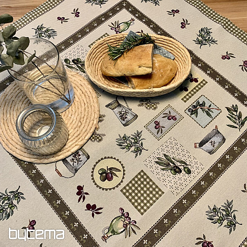 Tapiserija prt, šal OLIVE