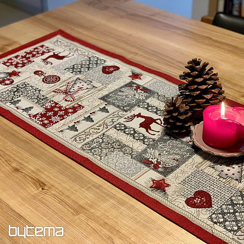 Tapiserija prt, šal MERRY CHRISTMAS