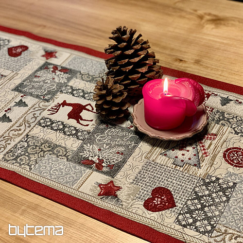 Tapiserija prt, šal MERRY CHRISTMAS