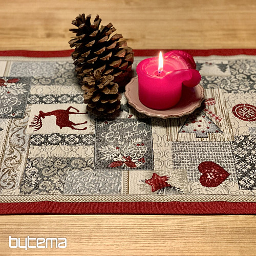 Tapiserija prt, šal MERRY CHRISTMAS