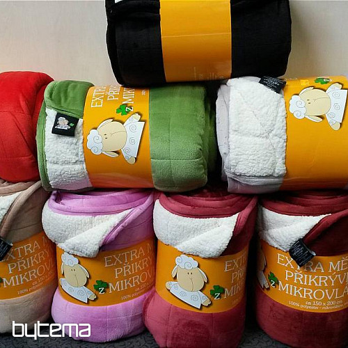 Odeja iz mikrovlaken EXTRA SOFT SHEEP šiv HALLOW