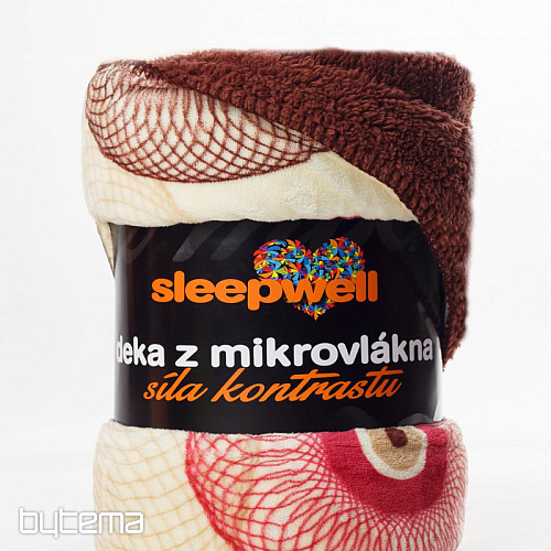 Ovčja odeja - krem mehurček