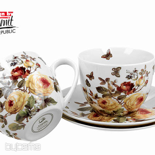Komplet porcelanastih skodelic za espresso ROSE