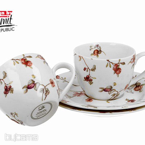 Porcelanasta espresso skodelica set 2 kos