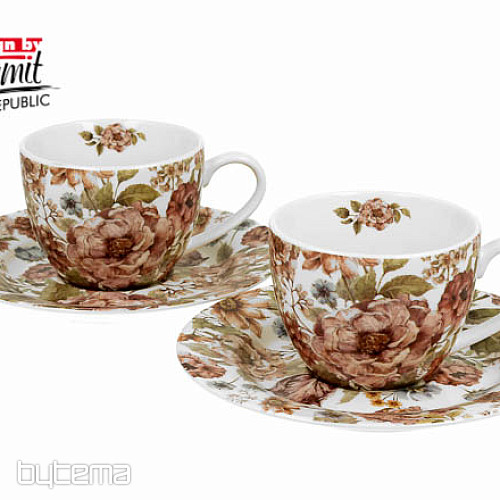 Pastel flowers white espresso šapo 90 ml set 2 kom