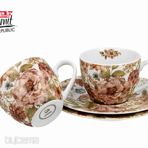 Pastel flowers white espresso šapo 90 ml set 2 kom