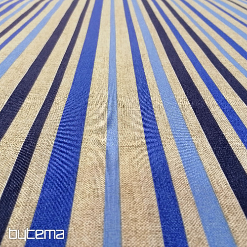 Dekorativna tkanina STRIPE modra
