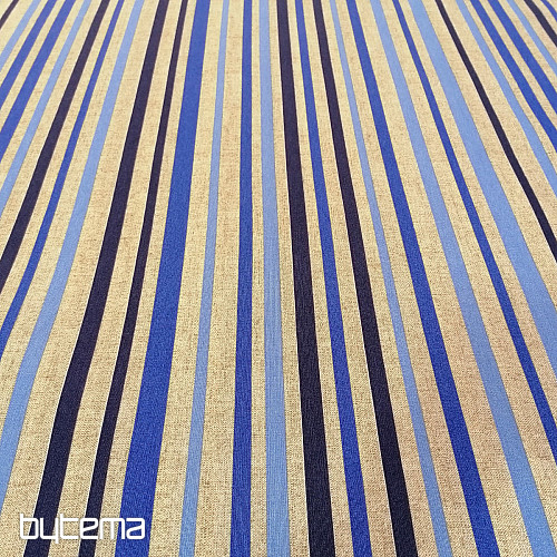 Dekorativna tkanina STRIPE modra