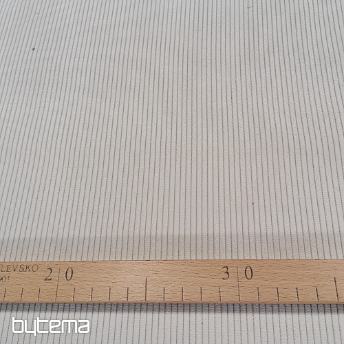prekrivna tkanina RIB NATURAL CORDURE krem