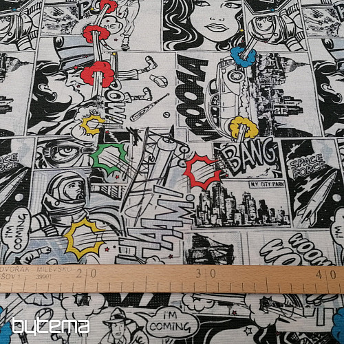 Dekorativna tkanina KOMIKS IM-COMING