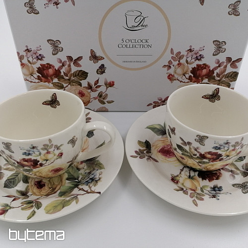 Komplet porcelanastih skodelic za espresso ROSE