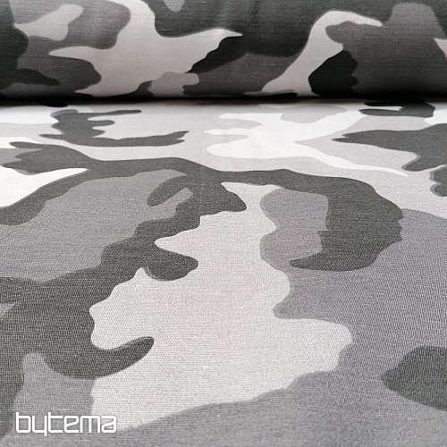 Dekorativna tkanina CAMOUFLAGE siva