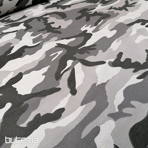 Dekorativna tkanina CAMOUFLAGE siva