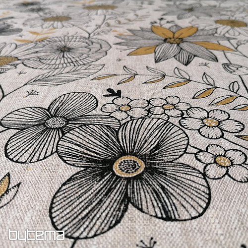 Laneno blago DAISY GOLD