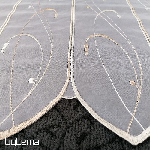Vitražna zavesa - voile 6312