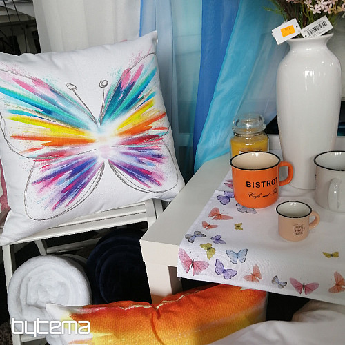 Okrasna prevleka za blazino PASTELNI METULJ