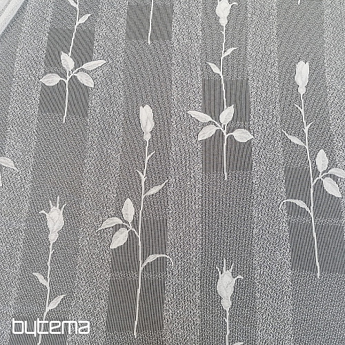 Jacquard zavesa 300 cm tulipani