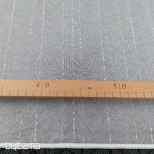 Bela žakard zavesa 7858/260