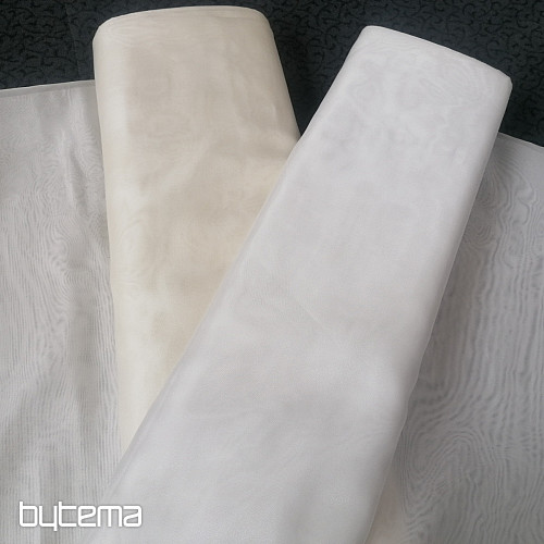 Voile zavesa CREAM GLOSSY 896