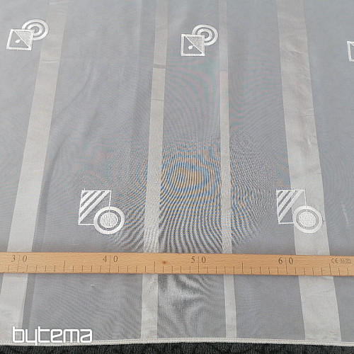 Voile zavesa 410/101/ bela