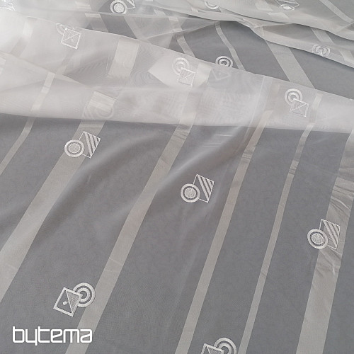 Voile zavesa 410/101/ bela