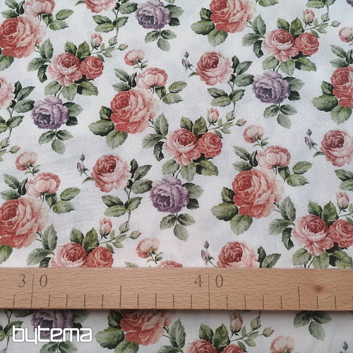 Bombažna tkanina CEREZA ROSES