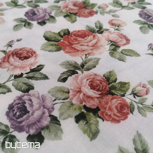 Bombažna tkanina CEREZA ROSES