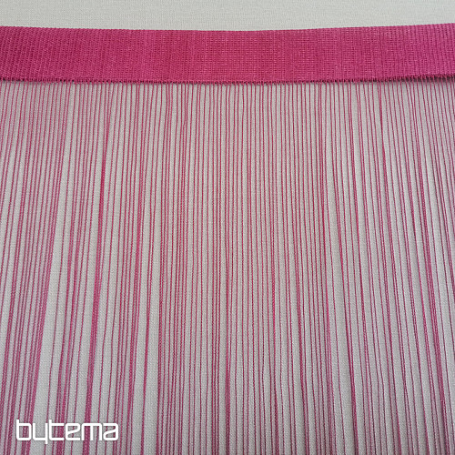 Nitasta zavesa - fuksija 160 cm x 290 cm