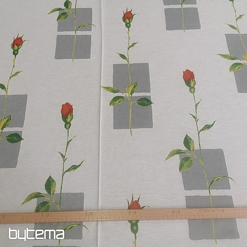 Okrasna zavesa Rose 1 -140x260 cm