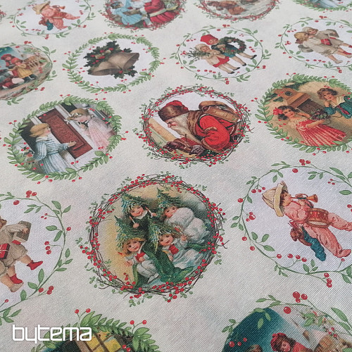 Tkanina za božične dekoracije VICTORIAN CHRISTMAS