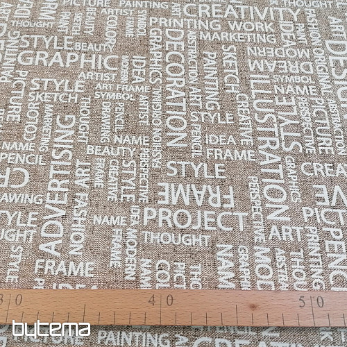 Dekorativno blago ART LETRAS