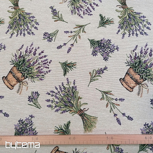 Tkanina za tapiserije LAVANDER ALLOVER