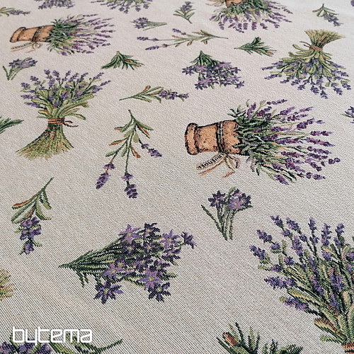 Tkanina za tapiserije LAVANDER ALLOVER
