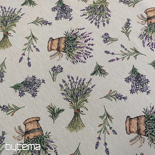 Tkanina za tapiserije LAVANDER ALLOVER