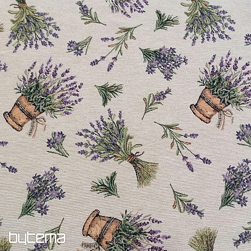 Tkanina za tapiserije LAVANDER ALLOVER