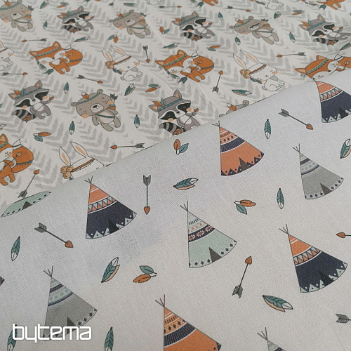 Teepee bombažna tkanina