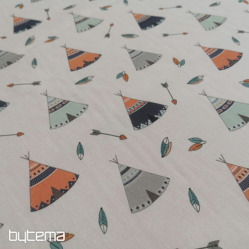 Teepee bombažna tkanina